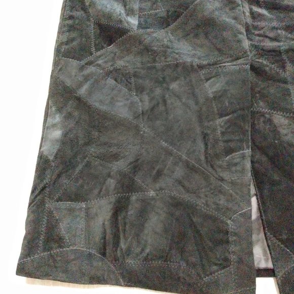 Mattina J 100% Genuine Leather Maxi Skirt - Picture 9 of 15